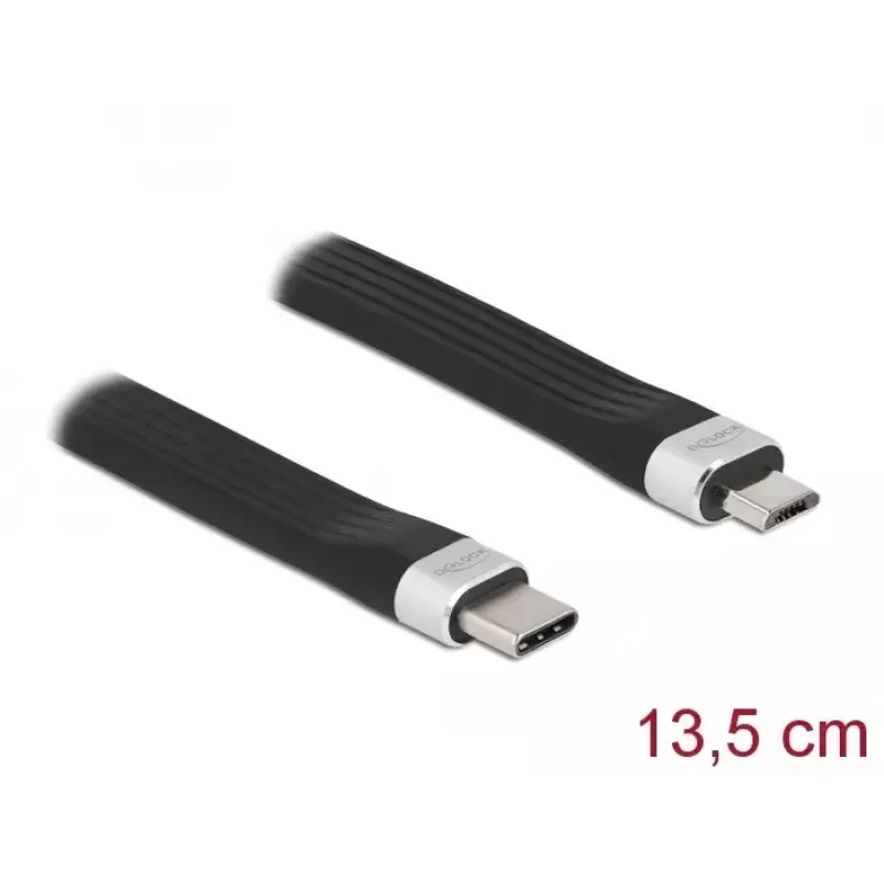 FPC Flat Ribbon Cable DeLOCK USB 2.0 Type-C to Micro-B 86793