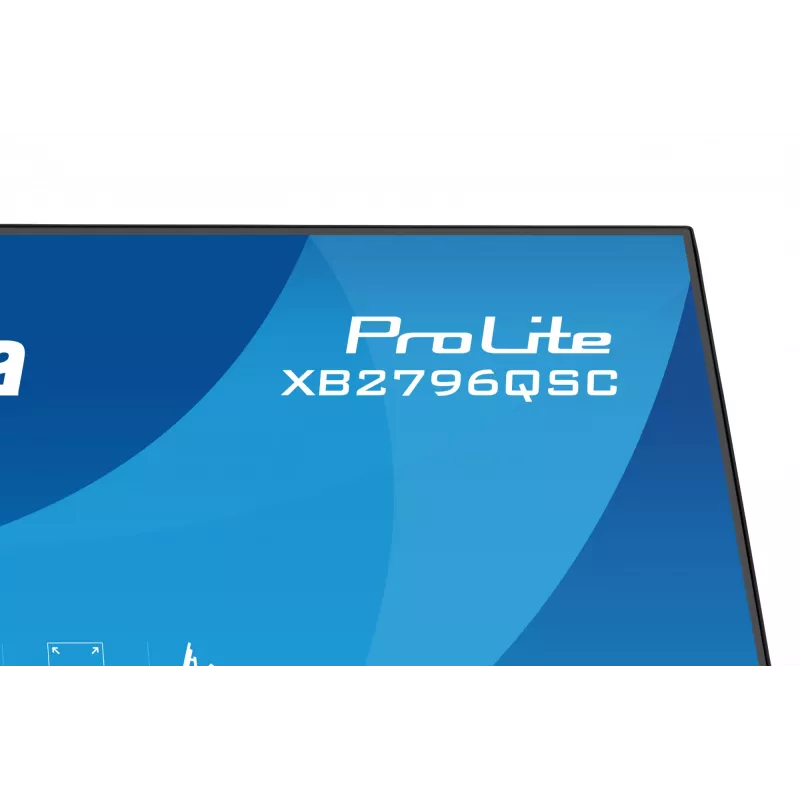 27 inch IIYAMA ProLite XB2796QSC-B1 IPS Quad HD 2560x1440 LED monitor, 4 ms, USB-C, speakers, height adjustable, VESA
