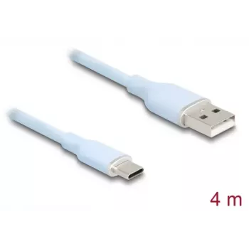 DeLOCK USB cable USB 2.0 4 m USB A USB C Blue 81224