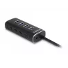 DeLOCK 4 Port USB Hub 10 Gbps Type-C 60 cm Cable with Switch