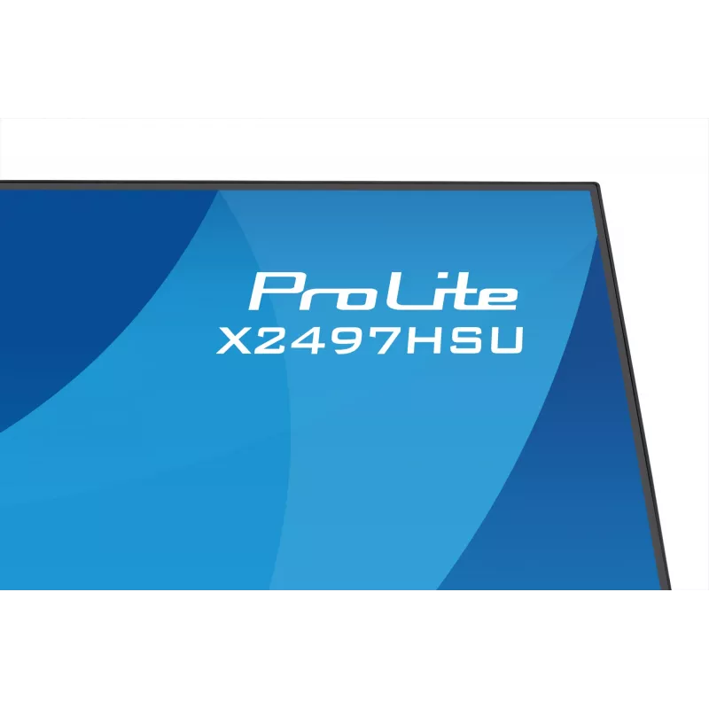 IIYAMA ProLite X2497HSU-B1 monitor 23.8 inch (60.5 cm) Full HD IPS 1920×1080 4 ms USB‑C 2×, speakers, VESA, black
