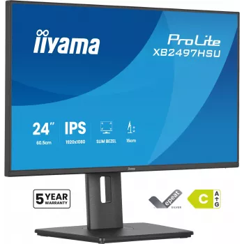 iiyama ProLite XB2497HSU-B1 computer monitor 60.5 cm (23.8 inch) 1920 x 1080 pixels Full HD LED Black