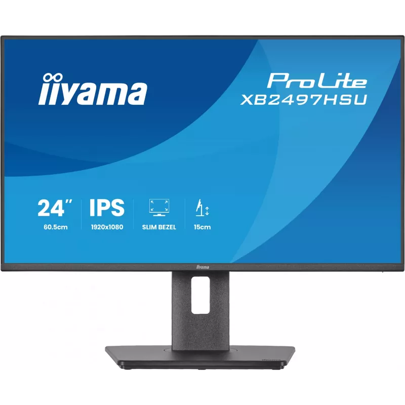 iiyama ProLite XB2497HSU-B1 computer monitor 60.5 cm (23.8 inch) 1920 x 1080 pixels Full HD LED Black