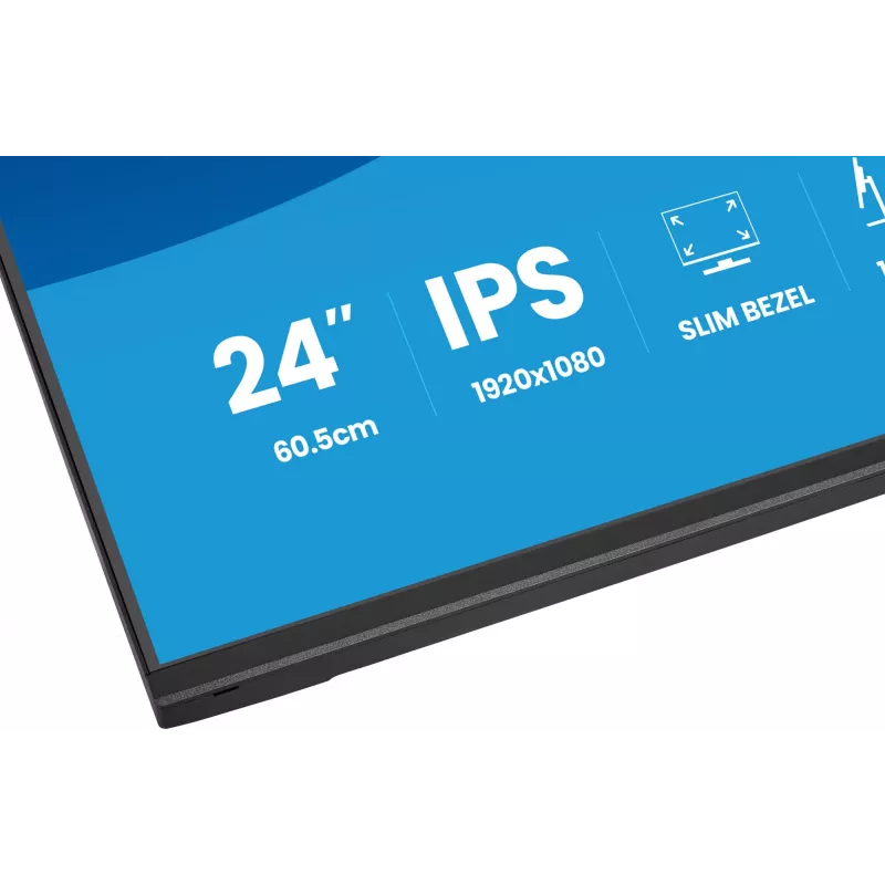 iiyama ProLite XB2497HSU-B1 computer monitor 60.5 cm (23.8 inch) 1920 x 1080 pixels Full HD LED Black
