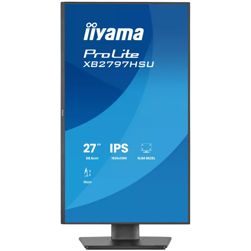iiyama ProLite XB2797HSU-B1 computer monitor 68.6 cm (27 inch) 1920 x 1080 pixels Full HD LED Black