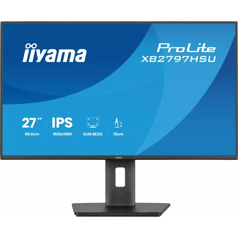 iiyama ProLite XB2797HSU-B1 computer monitor 68.6 cm (27 inch) 1920 x 1080 pixels Full HD LED Black