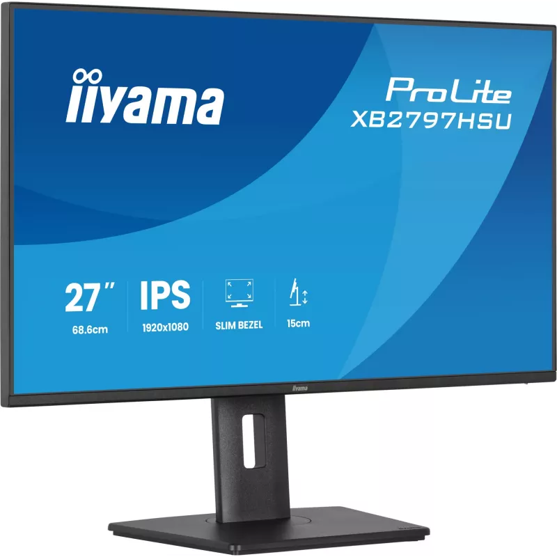 iiyama ProLite XB2797HSU-B1 computer monitor 68.6 cm (27 inch) 1920 x 1080 pixels Full HD LED Black