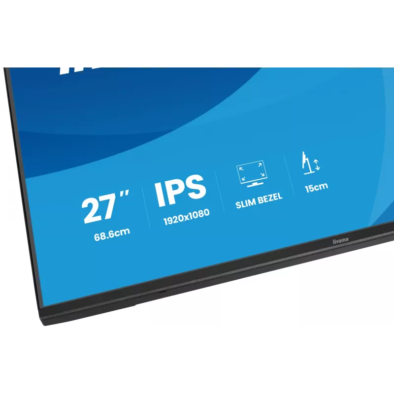 iiyama ProLite XB2797HSU-B1 computer monitor 68.6 cm (27 inch) 1920 x 1080 pixels Full HD LED Black