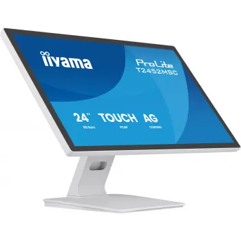 iiyama ProLite T2452MSC-W1AG computer monitor 60.5 cm (23.8 inch) 1920 x 1080 pixels Full HD LED Touchscreen White