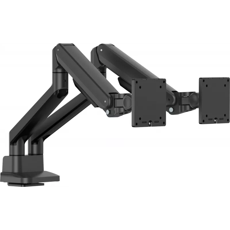 Monitor desk mount IIYAMA DS4002C-B1 for 61–81.3 cm (24–32 inch) screens, VESA 75×75–100×100, clamp/grommet, black