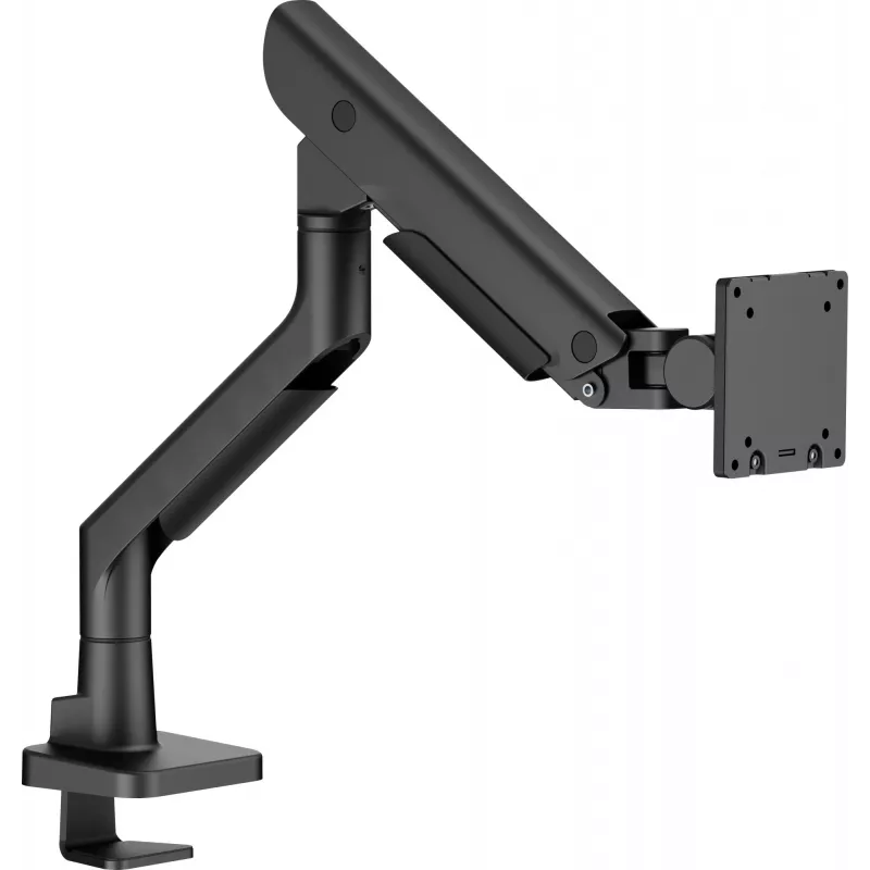 Monitor desk mount IIYAMA DS6001C-B1 for 49 inch (124.5 cm) screens, clamp/grommet, VESA 75x75–100x100, height adjustable, tilt -60–50°, black