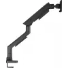 Monitor desk mount IIYAMA DS6001C-B1 for 49 inch (124.5 cm) screens, clamp/grommet, VESA 75x75–100x100, height adjustable, tilt -60–50°, black