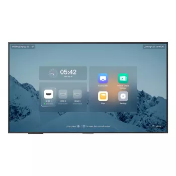 Yealink MeetingDisplay 65 inch 65-inch 4K UHD IPS Android 13 meeting display with built-in speakers, 3840×2160, VESA 400×400