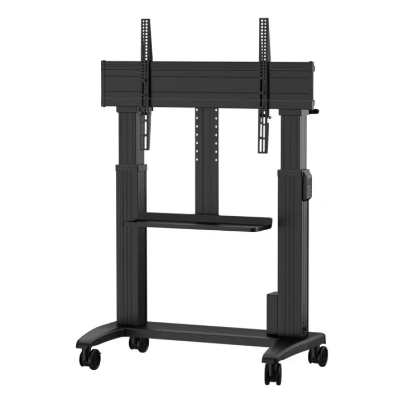 Wheel base Yealink MB-FS-Lift — floor placement, black, 87 kg capacity, 600×1100 mm