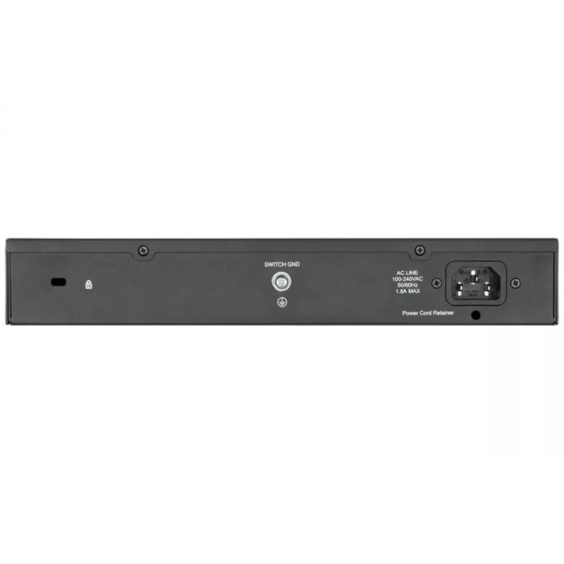 D-Link DGS-1100-18PV2 network switch Managed L2 Gigabit Ethernet (10/100/1000) Power over Ethernet (PoE) 1U Black