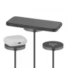 Wireless Charger pad CLUB3D CAC-3027 Qi2 25W MagSafe-compatible magnetic pad, DC indoor charger, 1 m cable, black