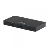 KVM switch club 3d Dual USB-C to HDMI, 2‑port, 4K UHD 3840x2160, USB-C console, 65W PD, black