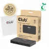 KVM switch club 3d Dual USB-C to HDMI, 2‑port, 4K UHD 3840x2160, USB-C console, 65W PD, black