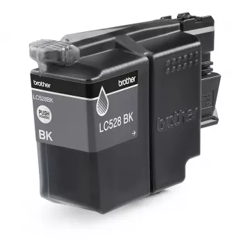 Ink cartridge Brother LC528BK — Original Black, single pack, yield approx. 6000 pages