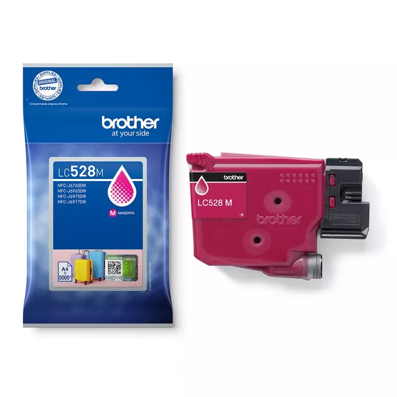 Ink cartridge Brother LC528M original magenta, single pack, yield 5000 pages