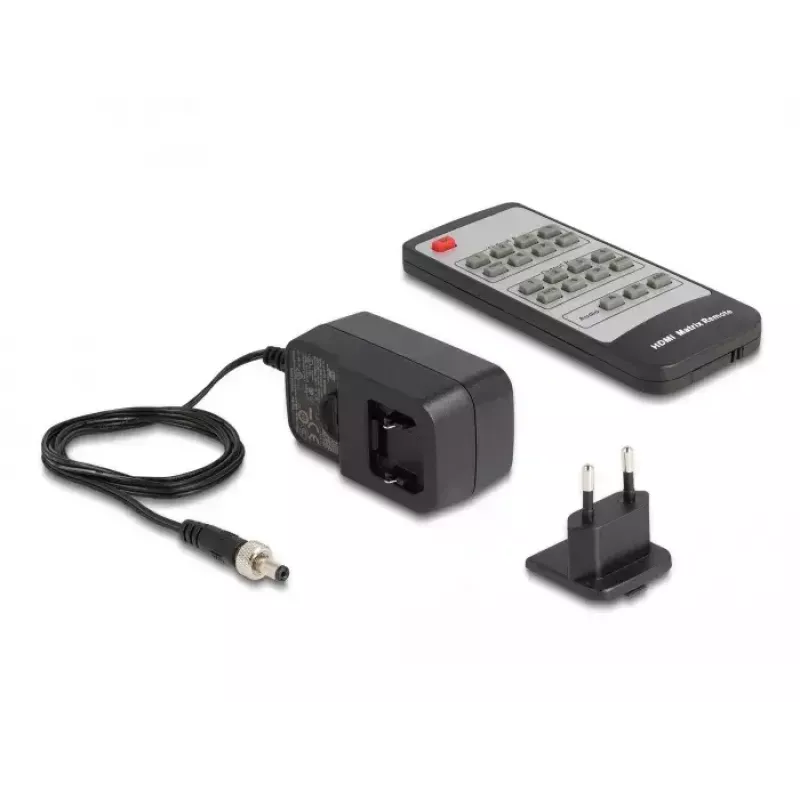 DeLOCK HDMI Matrix Switch 4 x HDMI in to 2 x HDMI out 4K 60 Hz