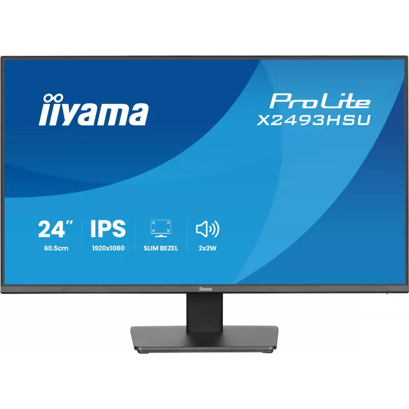 Monitor IIYAMA X2493HSU-B1 24 inch (60.5 cm) IPS 16:10 HDMI DisplayPort 2×USB