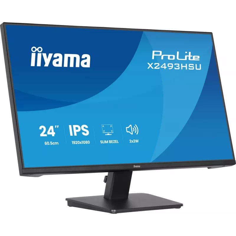 Monitor IIYAMA X2493HSU-B1 24 inch (60.5 cm) IPS 16:10 HDMI DisplayPort 2×USB