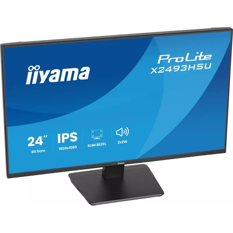 Monitor IIYAMA X2493HSU-B1 24 inch (60.5 cm) IPS 16:10 HDMI DisplayPort 2×USB