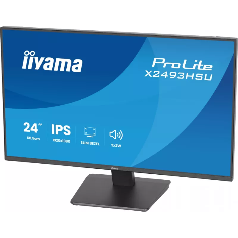 Monitor IIYAMA X2493HSU-B1 24 inch (60.5 cm) IPS 16:10 HDMI DisplayPort 2×USB
