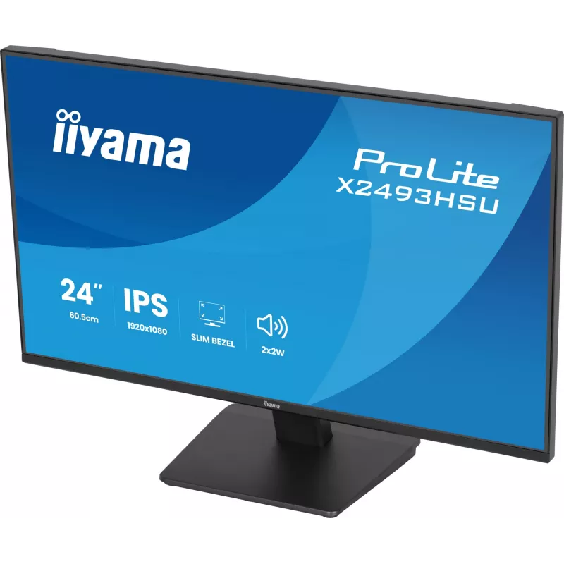 Monitor IIYAMA X2493HSU-B1 24 inch (60.5 cm) IPS 16:10 HDMI DisplayPort 2×USB