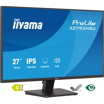 iiyama ProLite X2793HSU-B1 computer monitor 68.6 cm (27 inch) 1920 x 1080 pixels Full HD LED Black