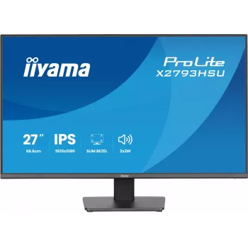 iiyama ProLite X2793HSU-B1 computer monitor 68.6 cm (27 inch) 1920 x 1080 pixels Full HD LED Black