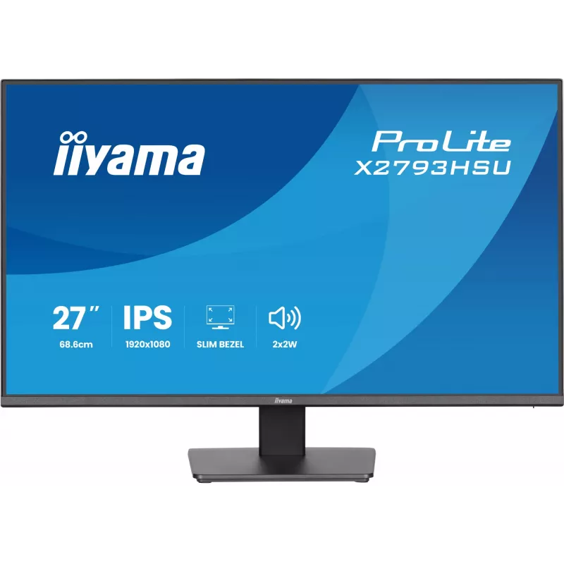 iiyama ProLite X2793HSU-B1 computer monitor 68.6 cm (27 inch) 1920 x 1080 pixels Full HD LED Black
