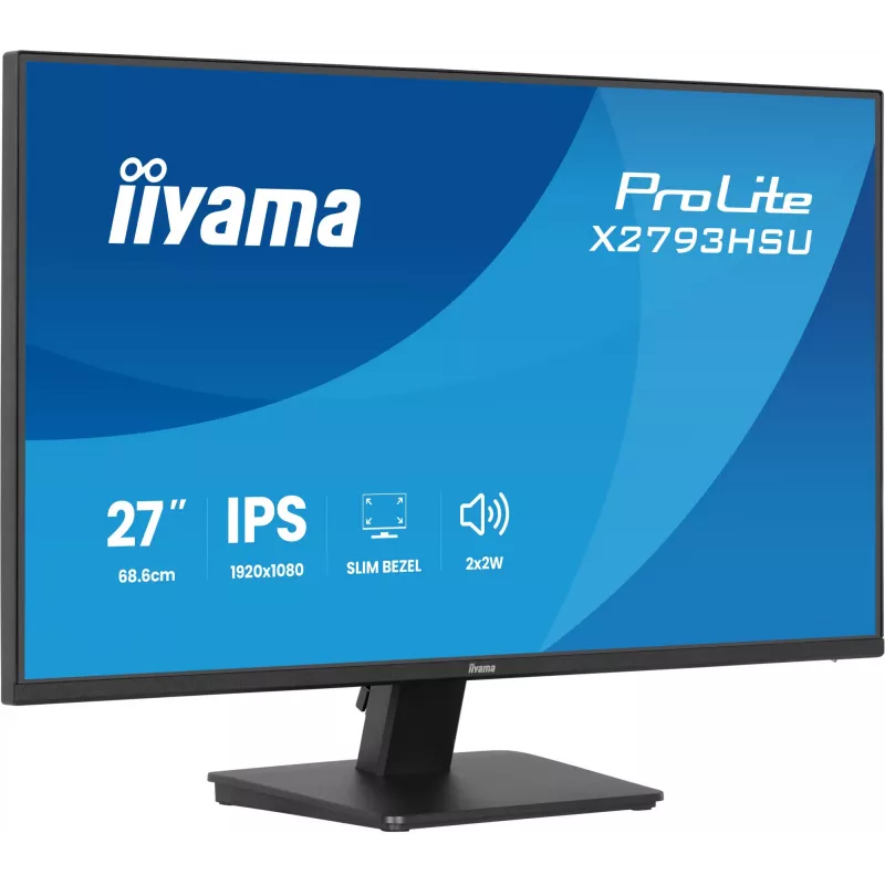 iiyama ProLite X2793HSU-B1 computer monitor 68.6 cm (27 inch) 1920 x 1080 pixels Full HD LED Black