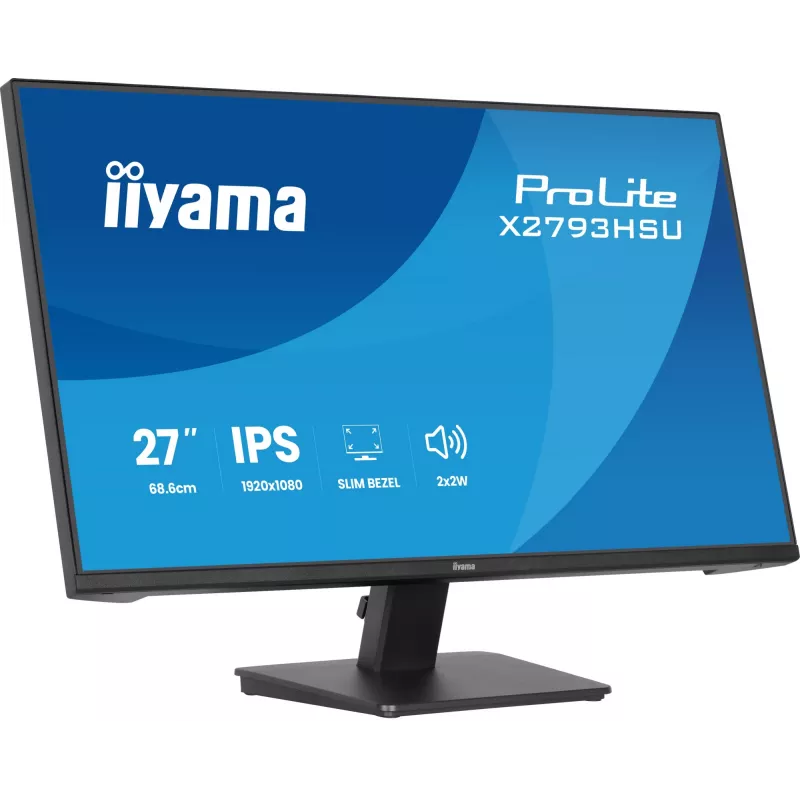 iiyama ProLite X2793HSU-B1 computer monitor 68.6 cm (27 inch) 1920 x 1080 pixels Full HD LED Black