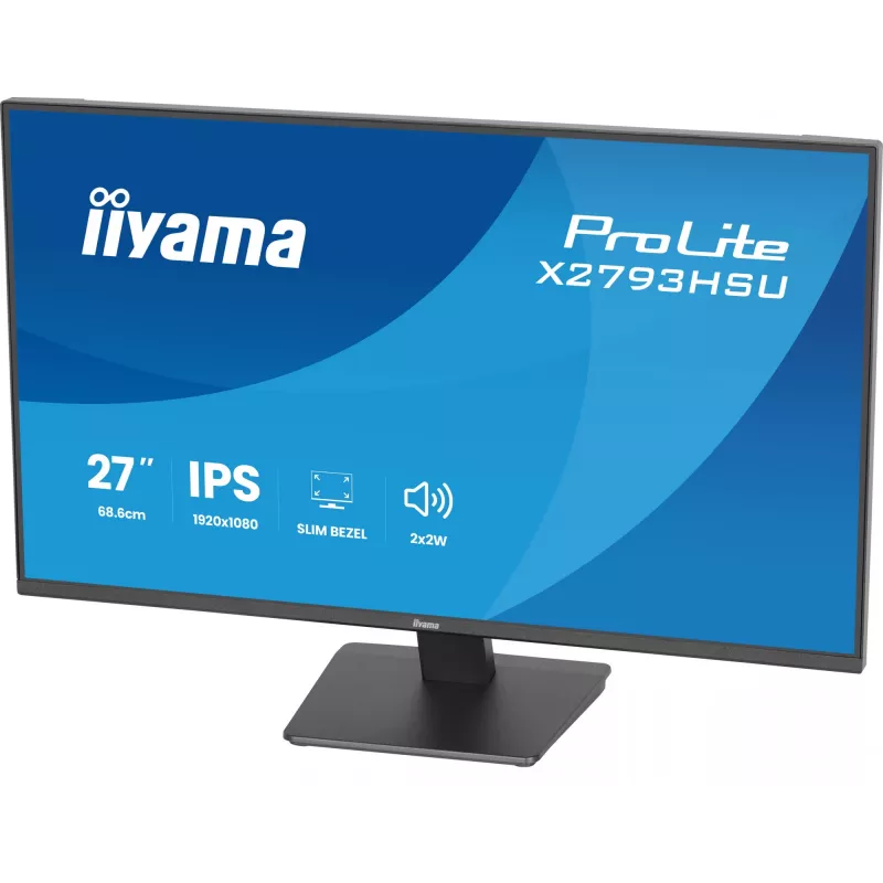 iiyama ProLite X2793HSU-B1 computer monitor 68.6 cm (27 inch) 1920 x 1080 pixels Full HD LED Black