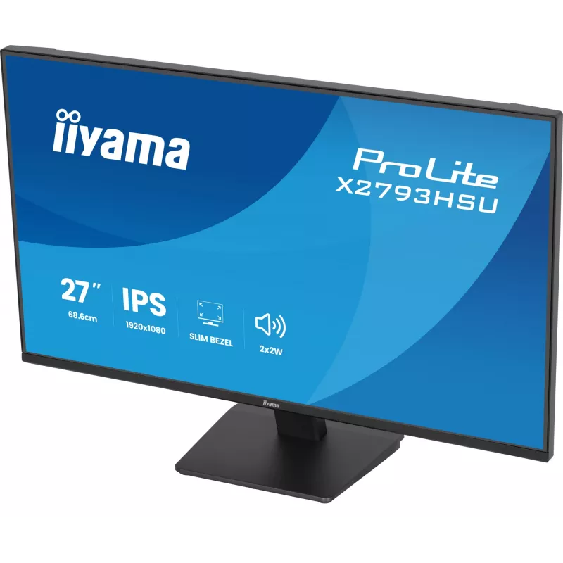 iiyama ProLite X2793HSU-B1 computer monitor 68.6 cm (27 inch) 1920 x 1080 pixels Full HD LED Black