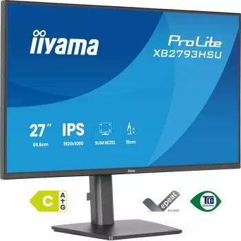 iiyama ProLite XB2793HSU-B1 computer monitor 68.6 cm (27 inch) 1920 x 1080 pixels Full HD LED Black