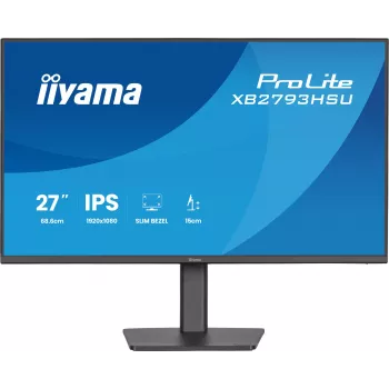 iiyama ProLite XB2793HSU-B1 computer monitor 68.6 cm (27 inch) 1920 x 1080 pixels Full HD LED Black