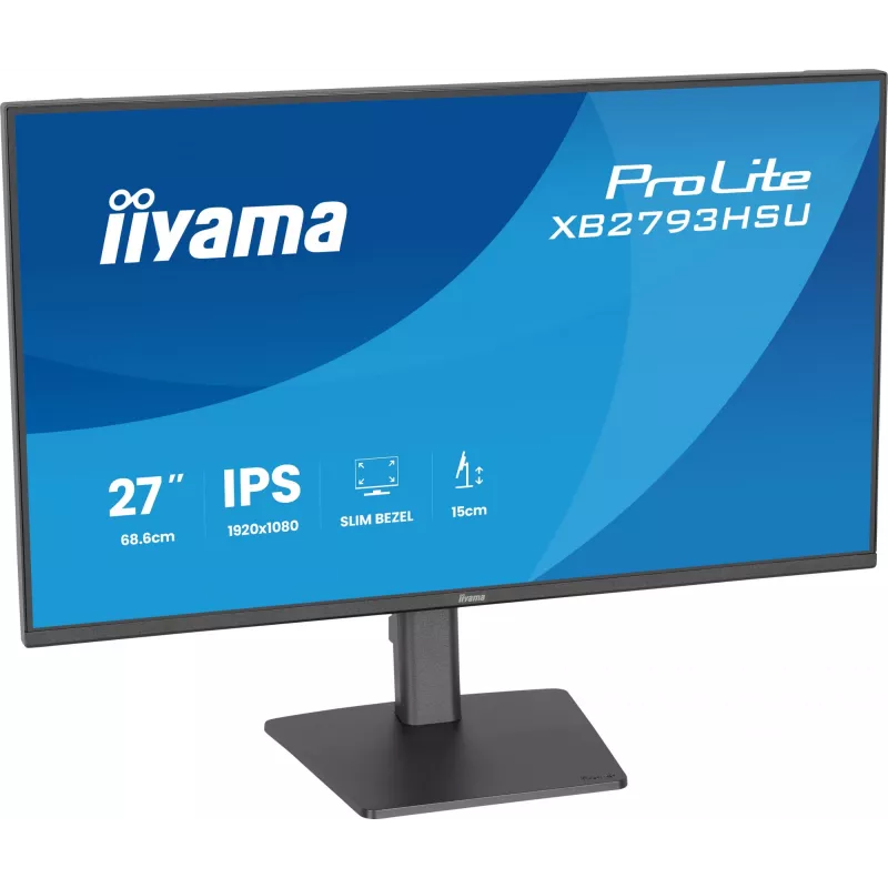 iiyama ProLite XB2793HSU-B1 computer monitor 68.6 cm (27 inch) 1920 x 1080 pixels Full HD LED Black