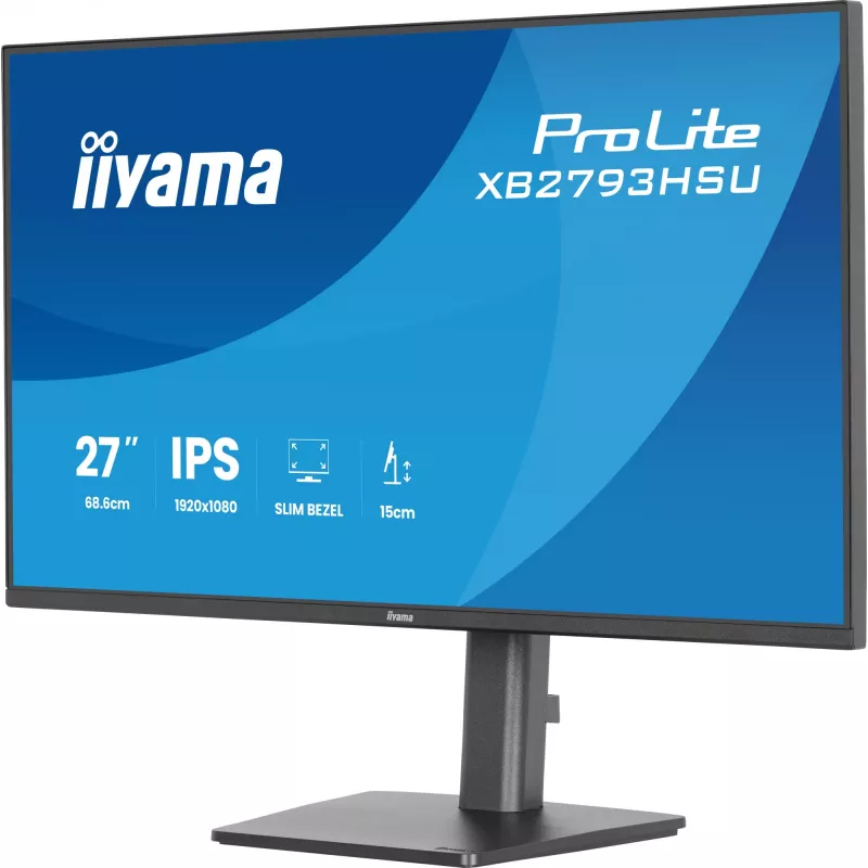 iiyama ProLite XB2793HSU-B1 computer monitor 68.6 cm (27 inch) 1920 x 1080 pixels Full HD LED Black