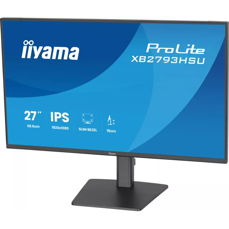 iiyama ProLite XB2793HSU-B1 computer monitor 68.6 cm (27 inch) 1920 x 1080 pixels Full HD LED Black