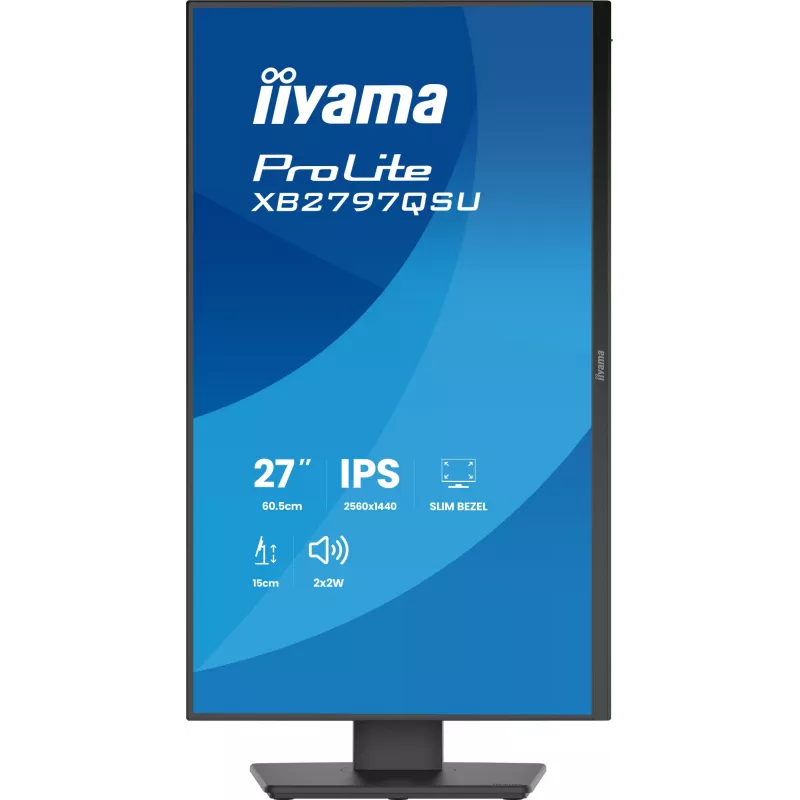 iiyama ProLite XB2797QSU-B1 computer monitor 68.6 cm (27 inch) 2560 x 1440 pixels Quad HD LED Black