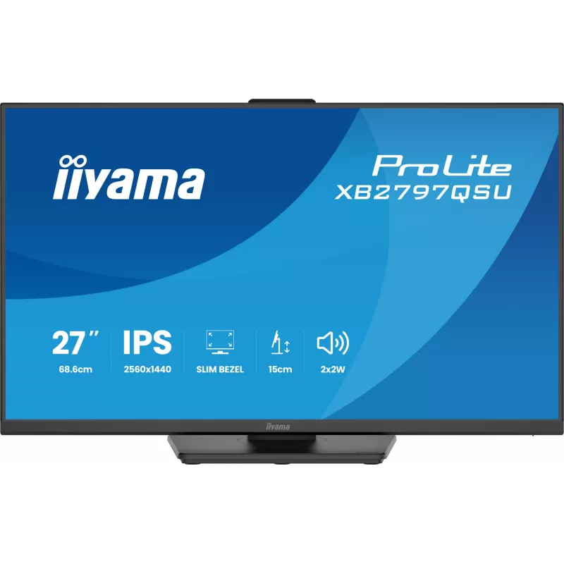 iiyama ProLite XB2797QSU-B1 computer monitor 68.6 cm (27 inch) 2560 x 1440 pixels Quad HD LED Black