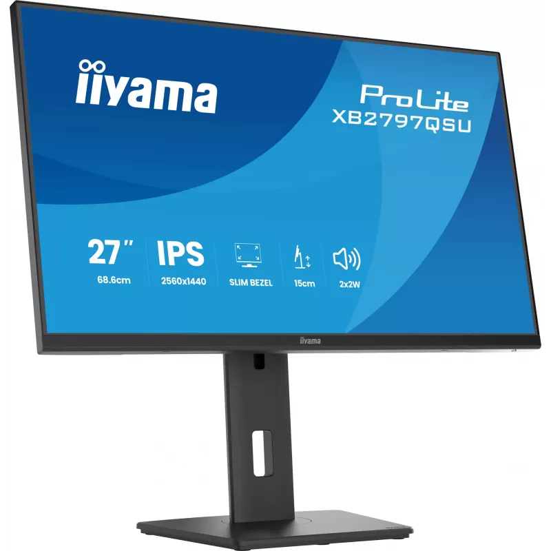 iiyama ProLite XB2797QSU-B1 computer monitor 68.6 cm (27 inch) 2560 x 1440 pixels Quad HD LED Black