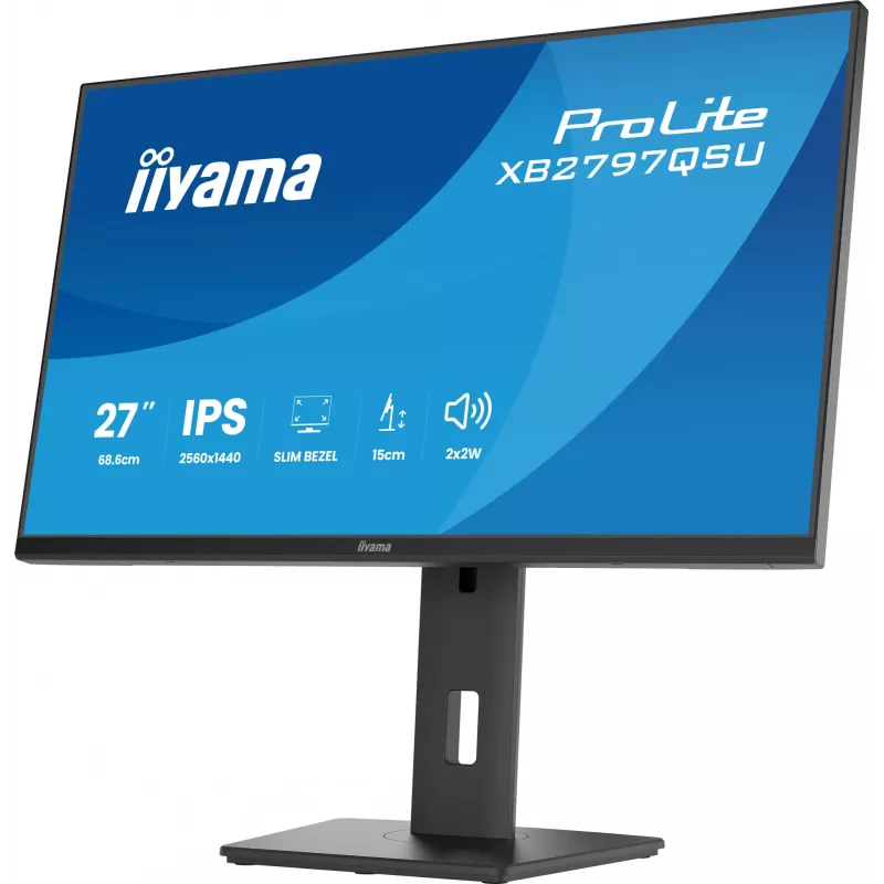 iiyama ProLite XB2797QSU-B1 computer monitor 68.6 cm (27 inch) 2560 x 1440 pixels Quad HD LED Black