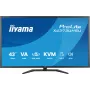 43 inch IIYAMA ProLite X4373UHSU-B2 LED 4K Ultra HD monitor, 3840×2160, VA panel, 3 ms, 450 cd/m², USB 3.2 hub, speakers, VESA, black