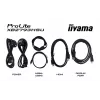 43 inch IIYAMA ProLite X4373UHSU-B2 LED 4K Ultra HD monitor, 3840×2160, VA panel, 3 ms, 450 cd/m², USB 3.2 hub, speakers, VESA, black