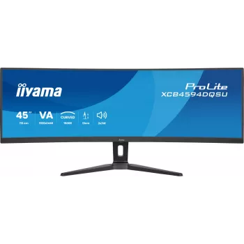 Computer monitor IIYAMA XCB4594DQSU-B1 44 inch (111.8 cm) Curved Dual QHD 5120×1440 VA LED, 2 ms, USB-C, USB 3.2, VESA, speakers