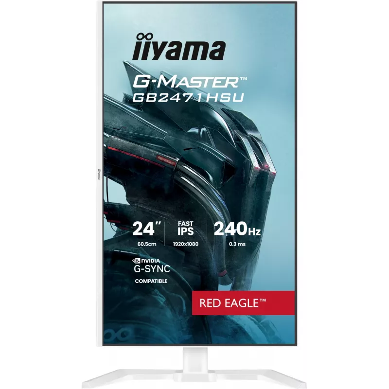 Monitor IIYAMA G-Master GB2471HSU-W1 23.8 inch (60.5 cm) Full HD HDMI/DP/USB White